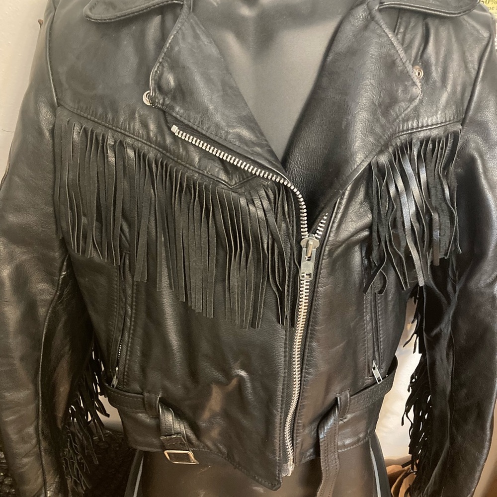 Universal Rider women’s leather motorcycle jacket